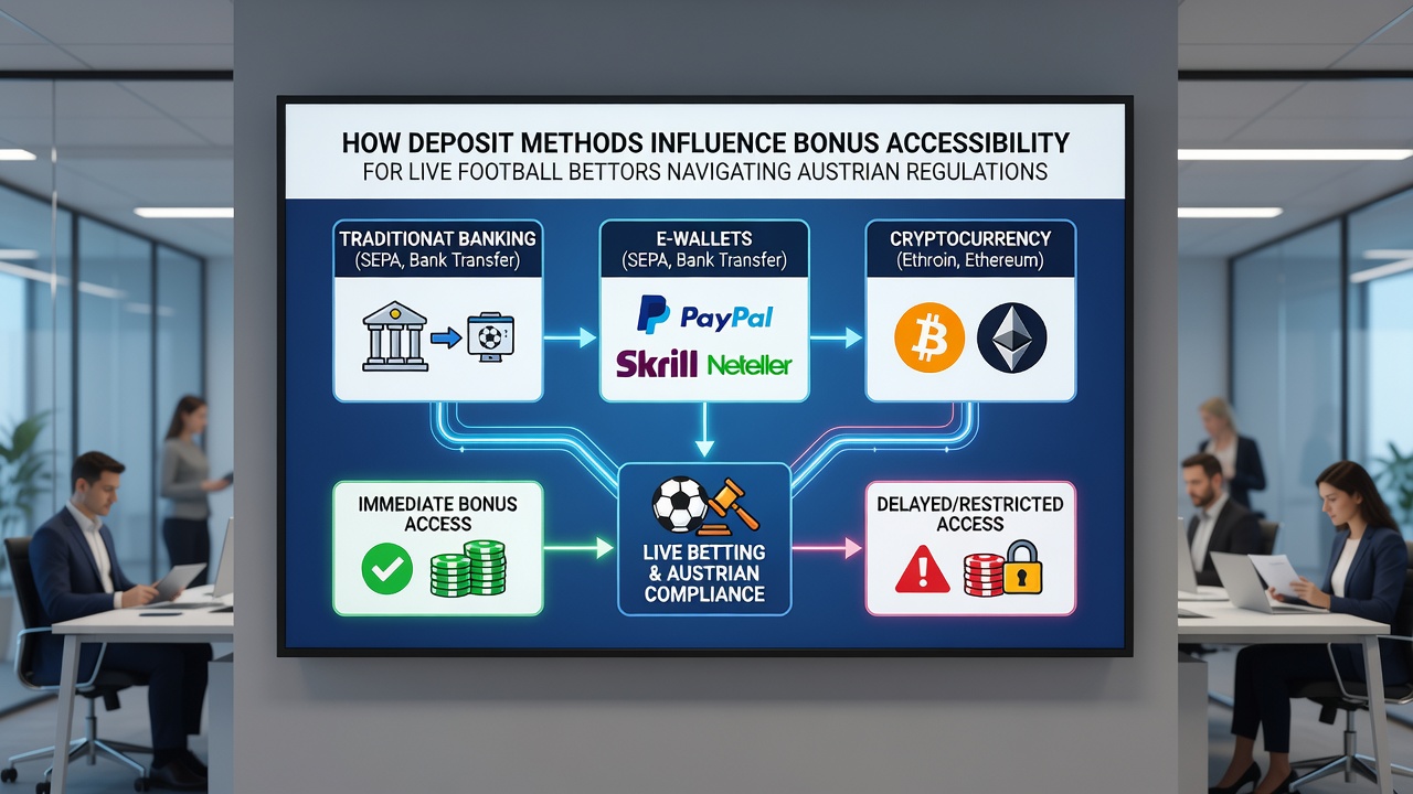 Live football betting interface showing deposit options and active bonus indicators