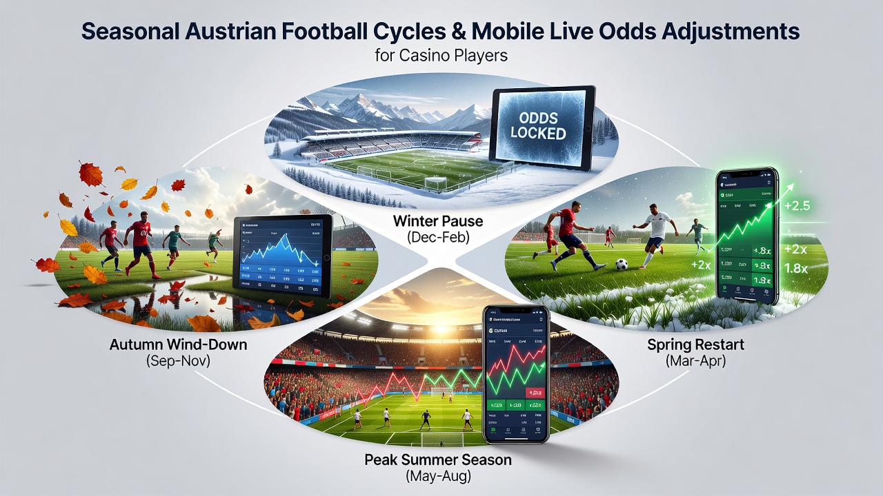 Mobile phone screen displaying live football odds interface with Austrian league match in progress